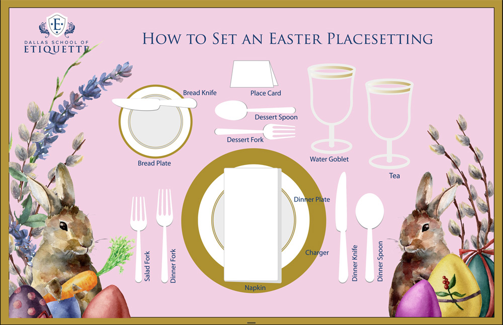 How to Host a Joyful Easter Gathering! Expert in Dining Etiquette Classes Shares Tips for Easter Brunch Etiquette and a Successful Egg Hunt