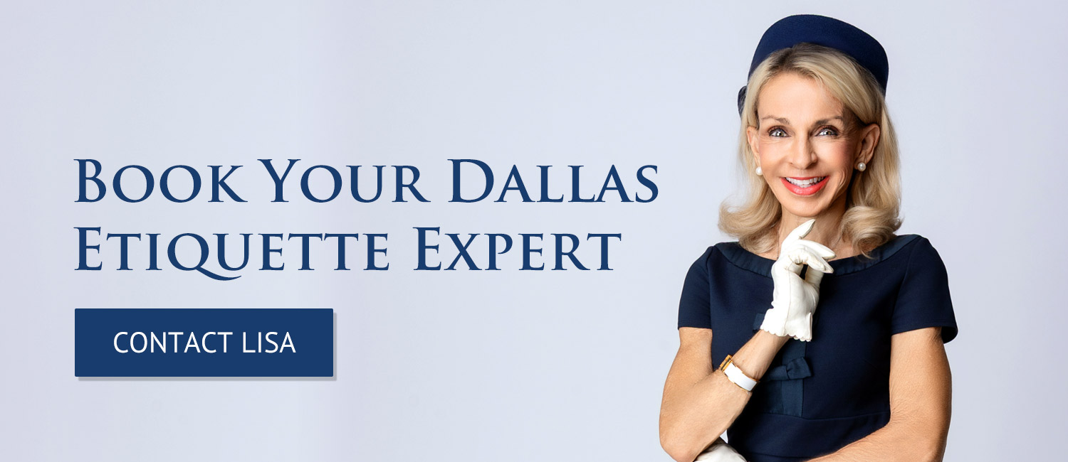 Book Lisa Burdette, Your Dallas Etiquette Expert
